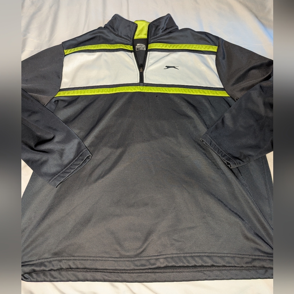Slazenger Men's XXL Quarter Zip Golf Windbreaker Jacket